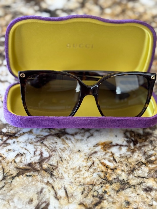 57mm Gradient Square Sunglasses